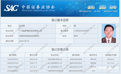 “網紅經濟學家”李大霄退休後再就業，入職一理財咨詢公司