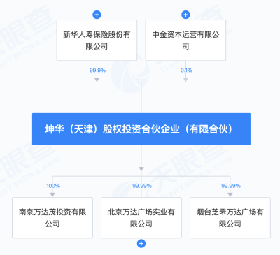 萬達集團在南京首個文旅項目易主，新華人壽成新股東